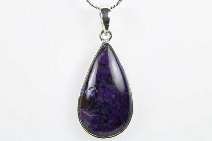 Polished Sugilite Pendant (Necklace) - Sterling Silver #265079
